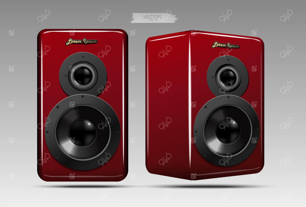 یک جفت بلندگوی واقعی.