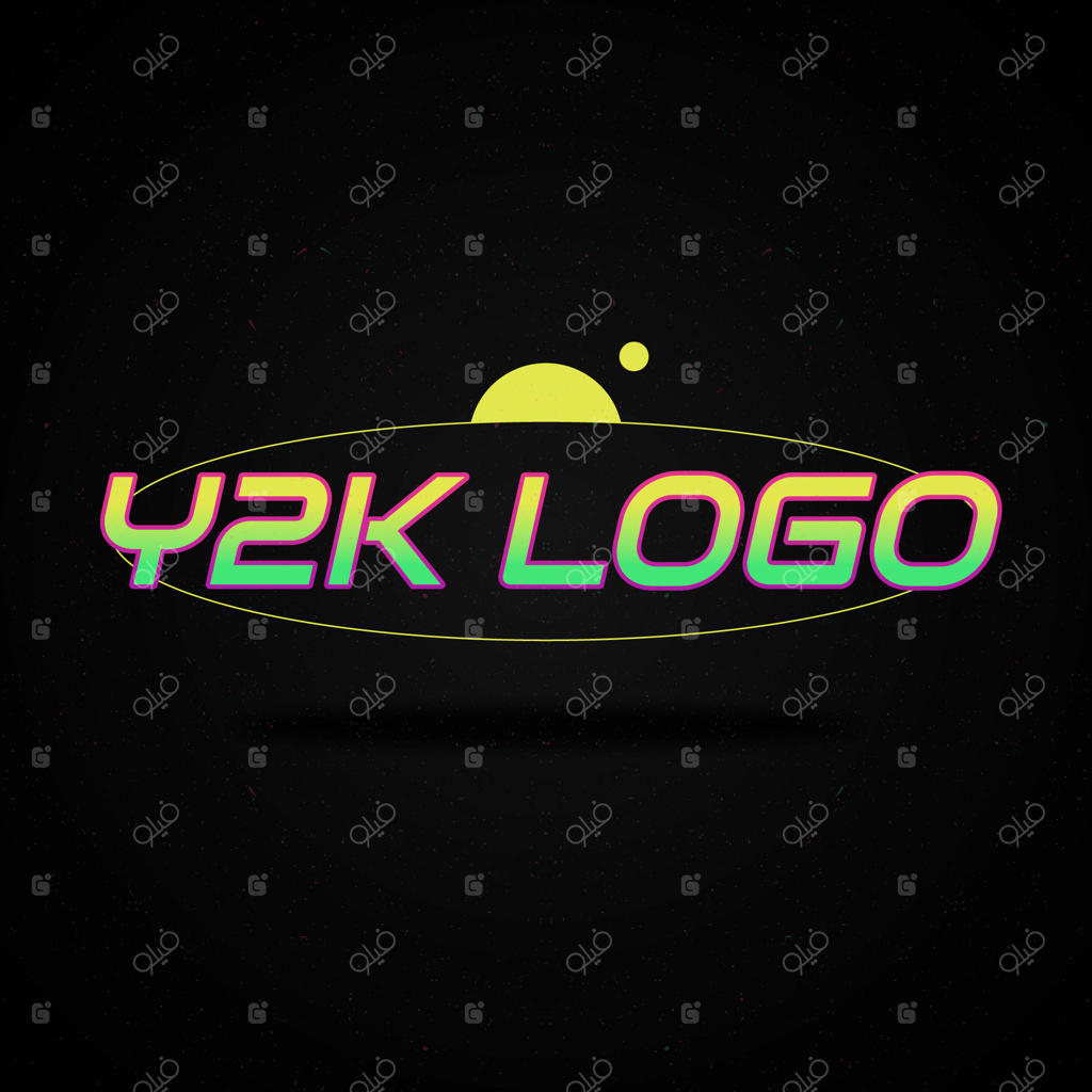 لوگوی دستی طراحی شده به سبک سال 2000