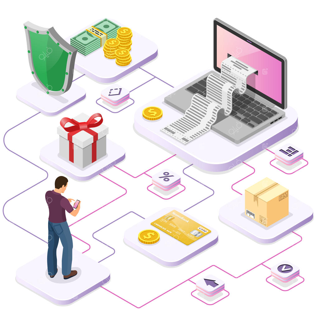 مفهوم خرید اینترنتی و پرداخت آنلاین