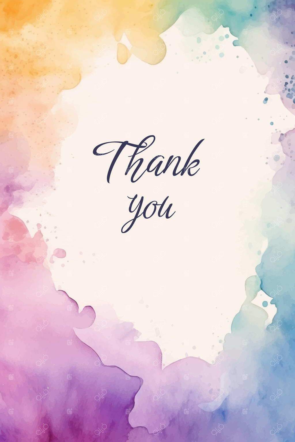 زمینه پاشش آبرنگ رنگین‌کمانی. قالب آبرنگی، کارت دعوت