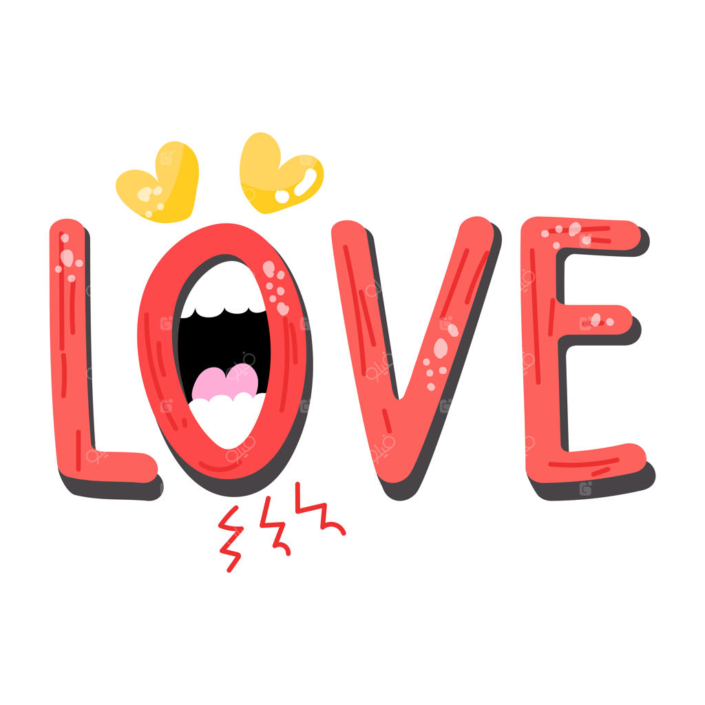 استیکر تخت و عاشقانه با طراحی زیبا