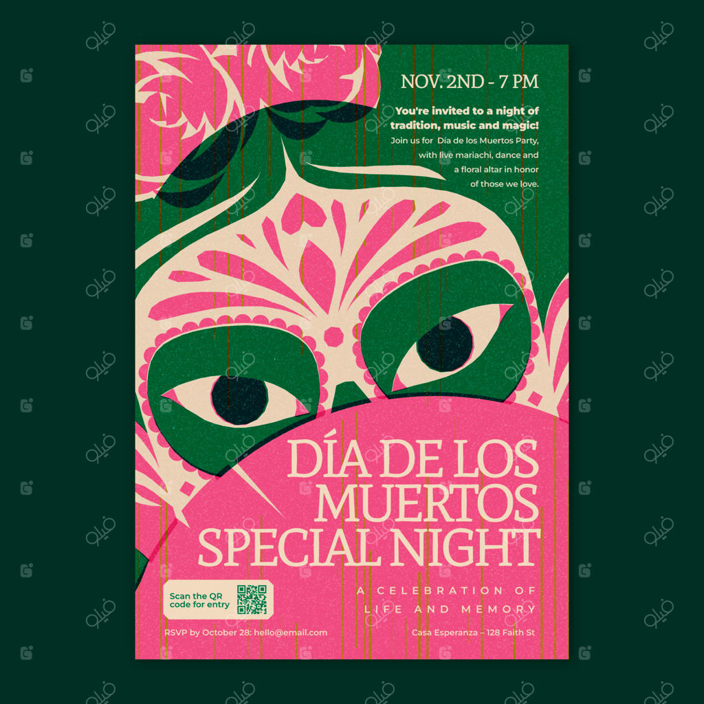 پوستر ویژه شب روز مردگان