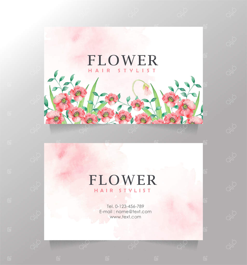 قالب زمینه کارت نام گل رز