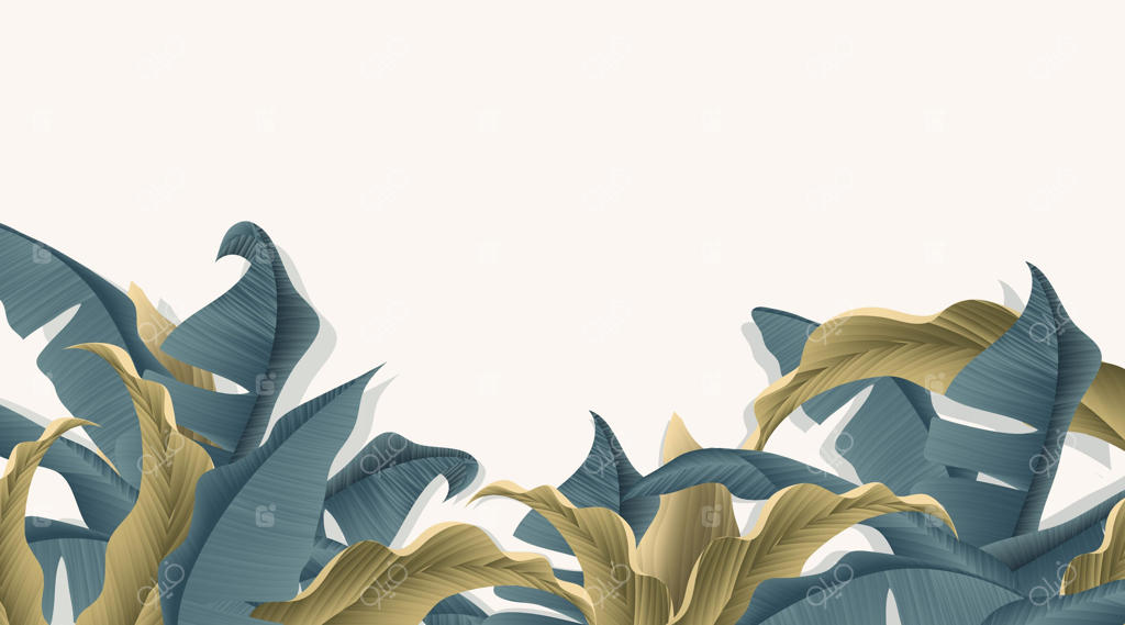 کاغذ دیواری با طرح دیواری گرمسیری