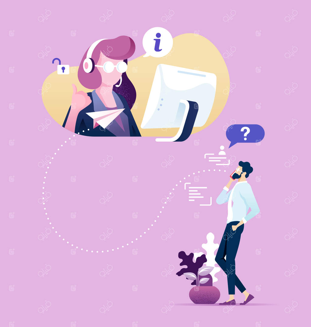 اپراتور مرکز تماس و مشتری