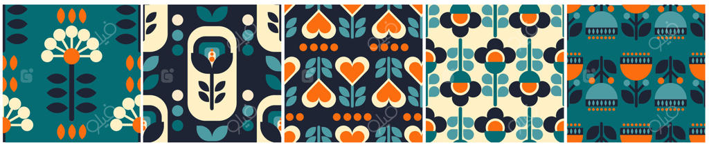 طرح‌های گلدار رنگارنگ برای دکوراسیون مدرن