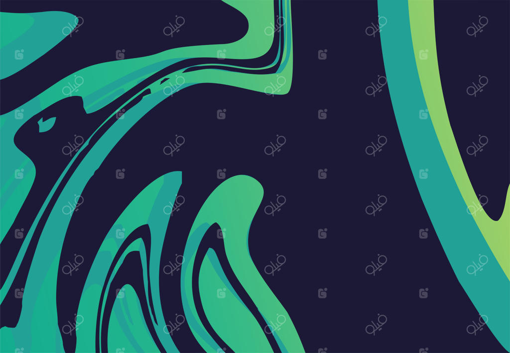 پس‌زمینه انتزاعی گرادینت موج‌دار با طراحی مدرن، مناسب برای بنر و پوستر