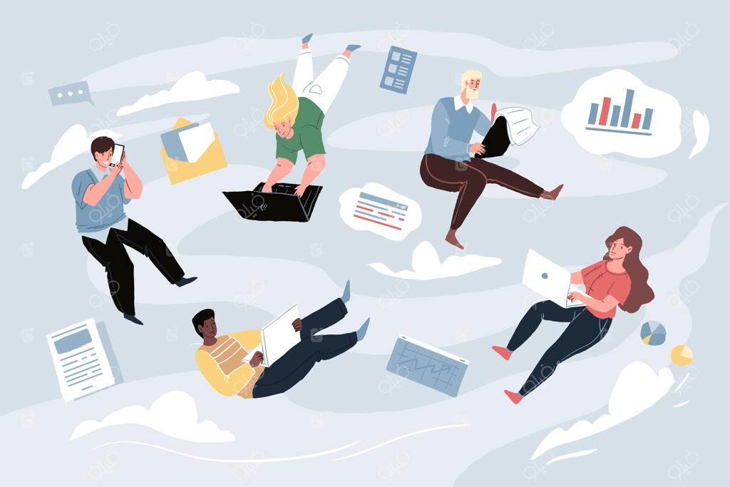 شرکت موفقی که کارکنان استارتاپی آن با هماهنگی در یک مسیر مشترک کار می‌کنند