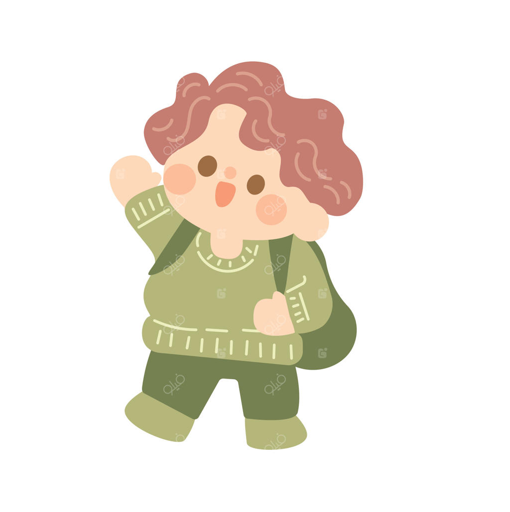 دانش‌آموزان خردسال و بامزه با کیف مدرسه؛ کودک شاد در مهدکودک