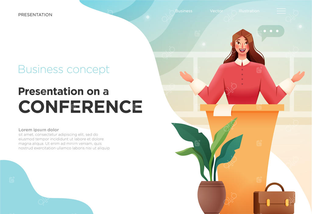 قالب‌های اسلاید پاورپوینت یا صفحات فرود برای وب‌سایت‌ها یا اپلیکیشن‌ها