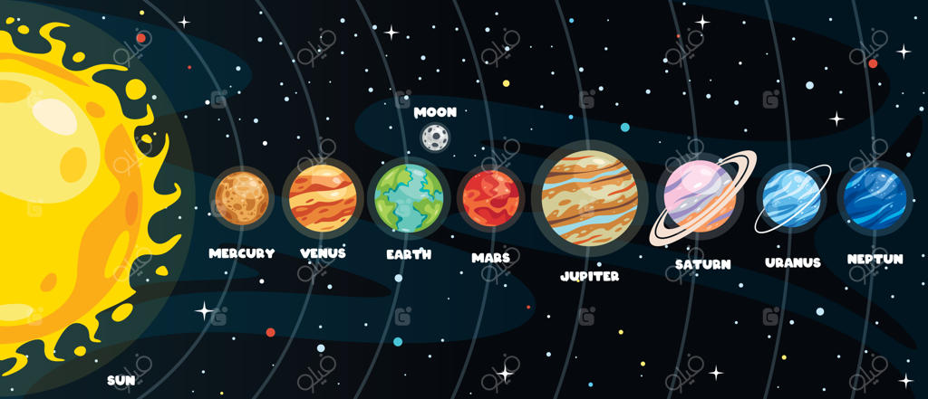 سیارات رنگارنگ منظومه شمسی