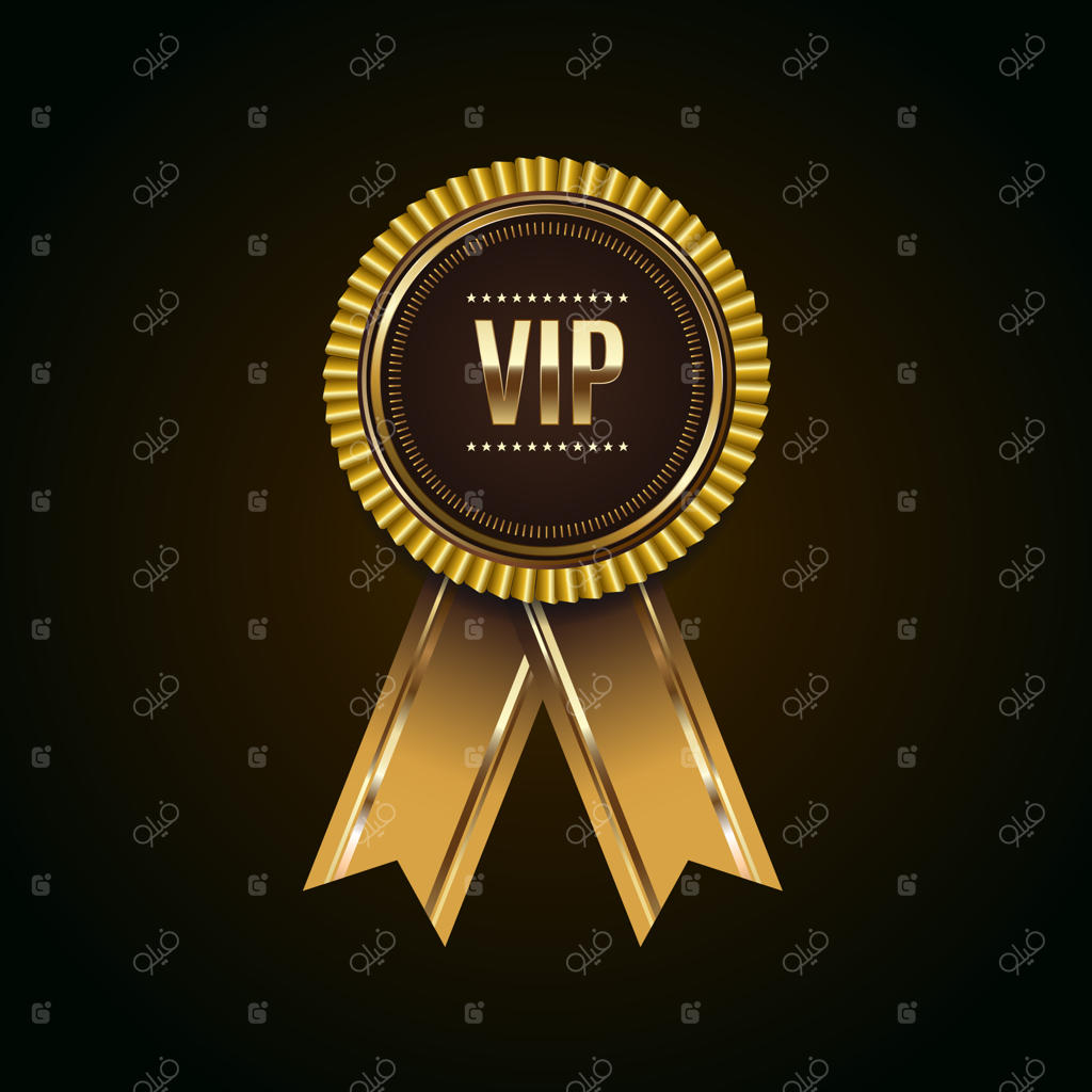 برچسب‌های طلایی با قاب طلایی بر روی زمینه بژ