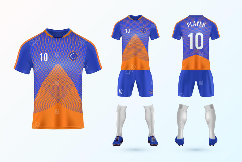 مجموعه قالب‌های لباس فوتبال