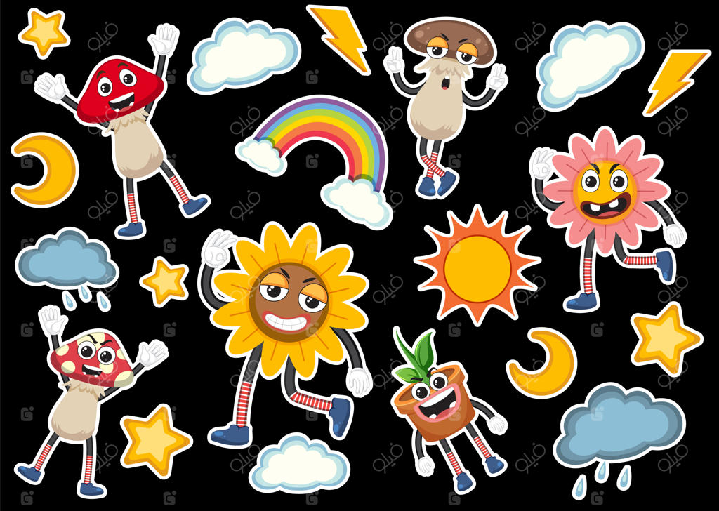 الگوی یکپارچه از برچسب‌های بامزه