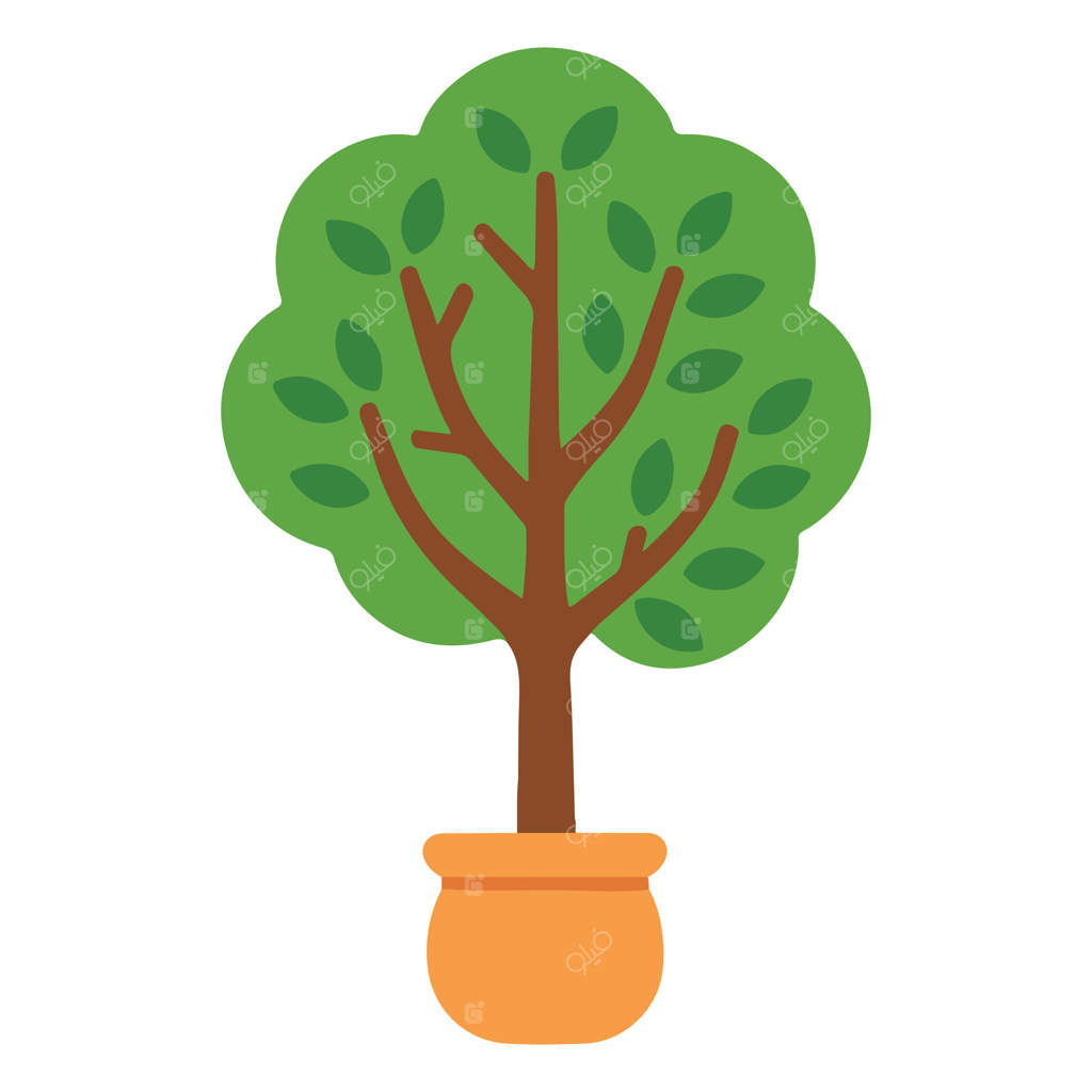 تصویرسازی درخت، هنر درخت باغ رنگارنگ، کلیپ‌ آرت باغبانی رنگارنگ، طراحی باغبان برای سابلیمیشن