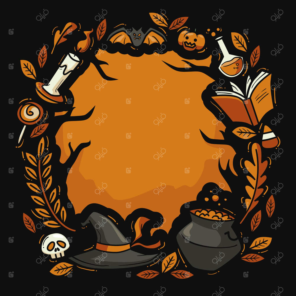 قاب دستی هالووین