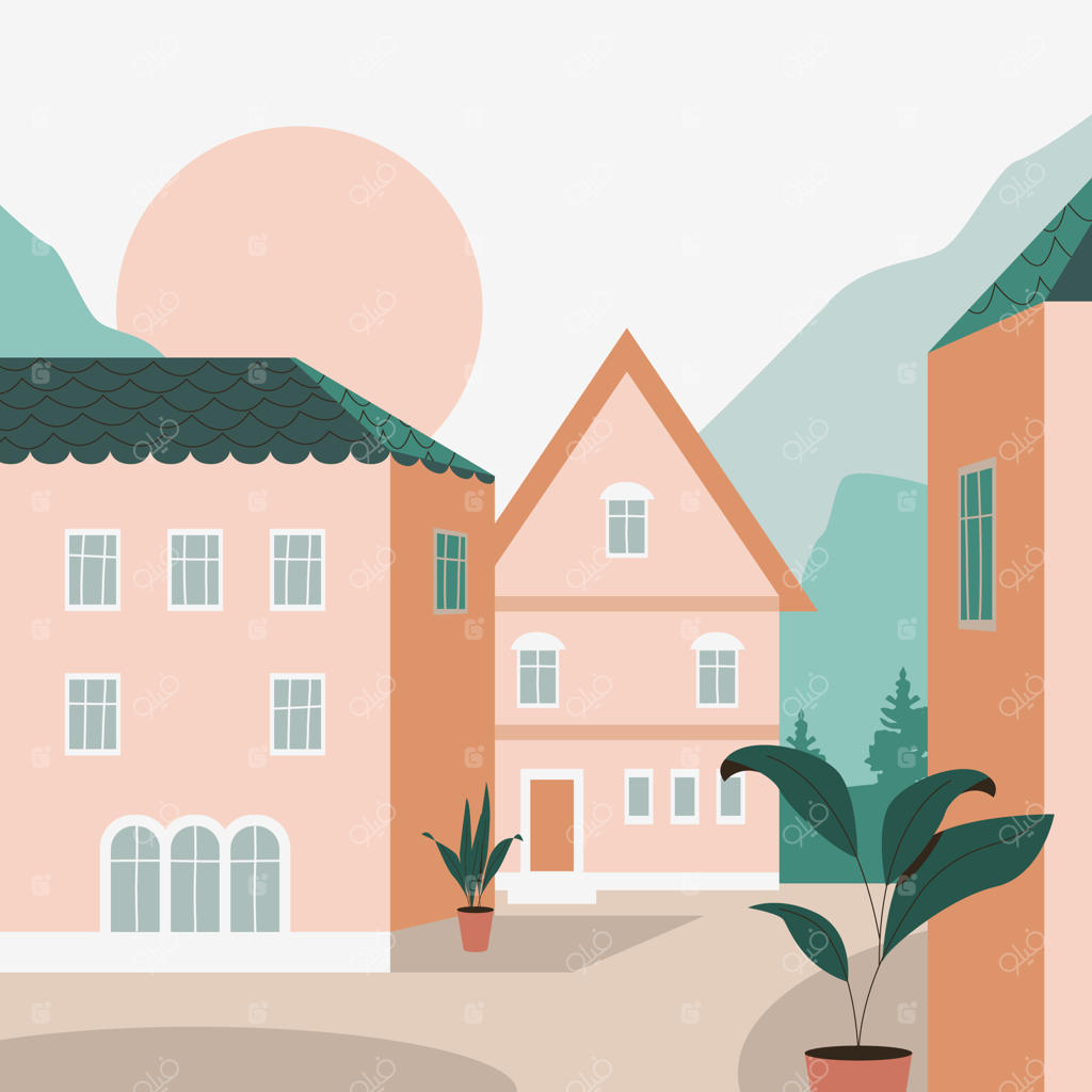 تصویرسازی با رنگ‌های ملایم و دست‌کشیده