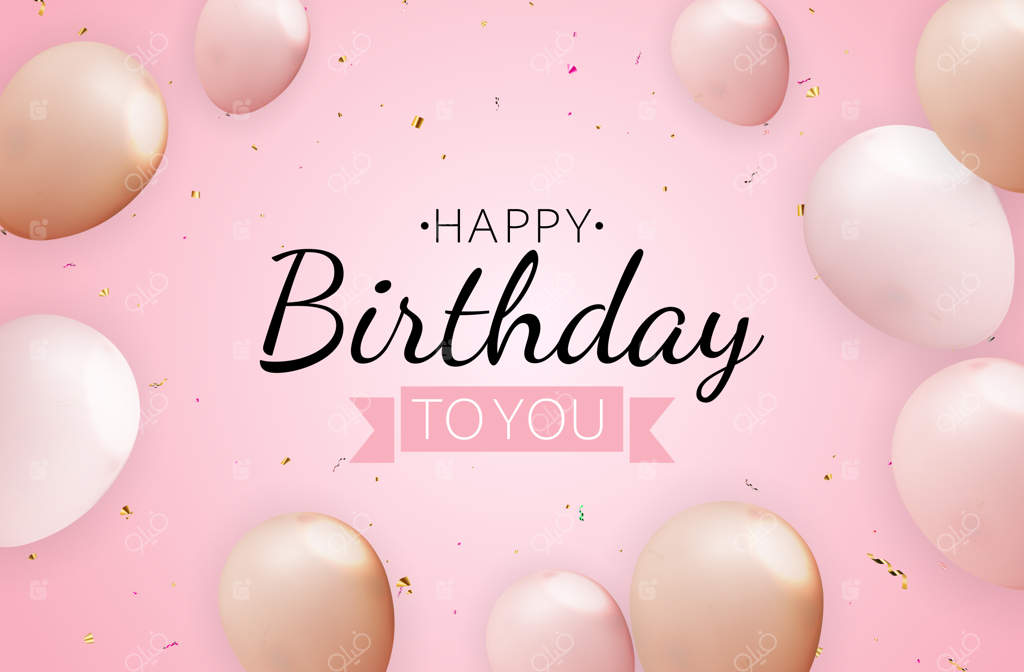 بالون سه‌بعدی واقعی، تبریک تولد مبارک