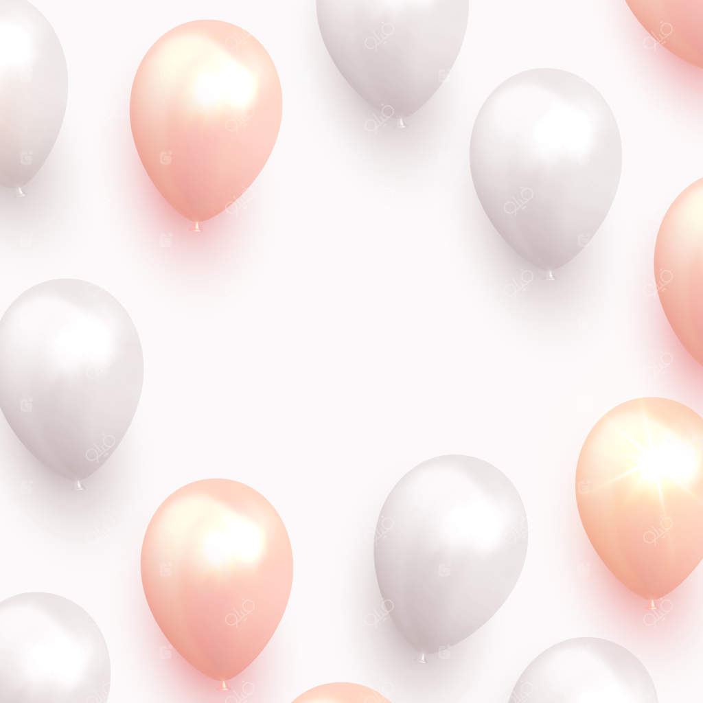 پس‌زمینه‌ای با بادکنک‌های هلیومی: طراحی واقع‌گرایانه جشن با بادکنک‌های سه‌بعدی. طراحی مناسب تعطیلات در رنگ‌های ملایم پاستلی، تصویر وکتور.