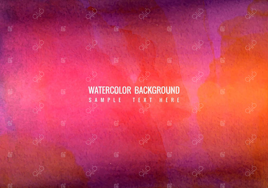 پس‌زمینه آبرنگی رنگارنگ و درخشان (وکتور رایگان)