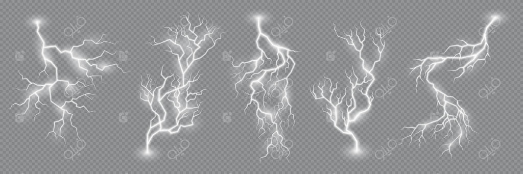اثر رعد و برق: مجموعه‌ای از صاعقه‌های درخشان و رعد و برق