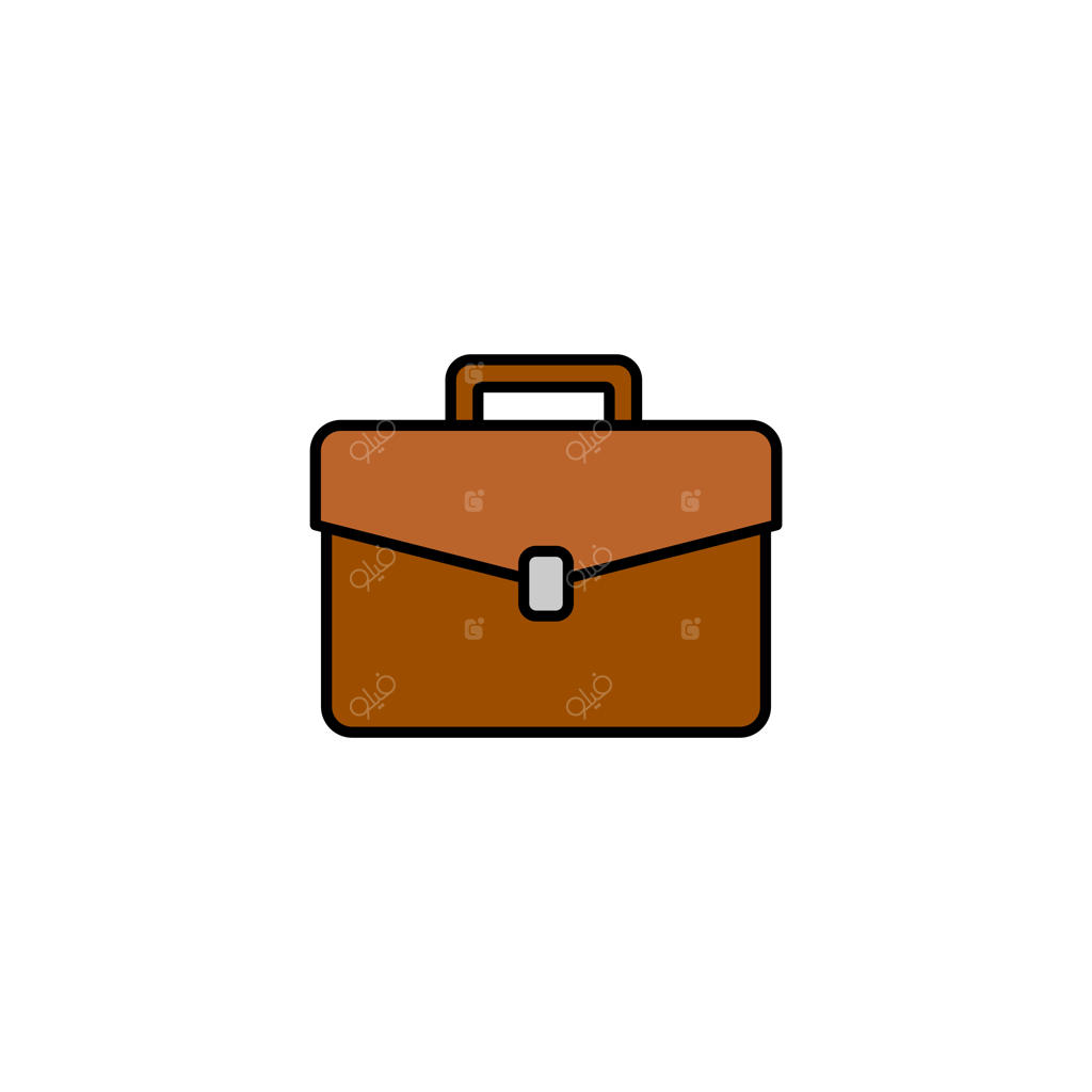 آیکن کیف دستی وکتور مجزا