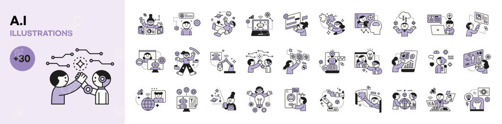 عصر هوش مصنوعی: تلفیق هوش و فناوری. اطلاعات بگیرید، تجارت کنید و تصویر سازی کنید. مجموعه عظیم.