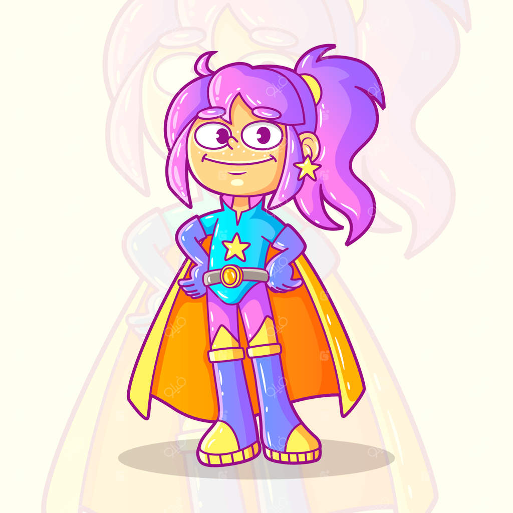 تصویرسازی شخصیت ابرقهرمان با طراحی دستی