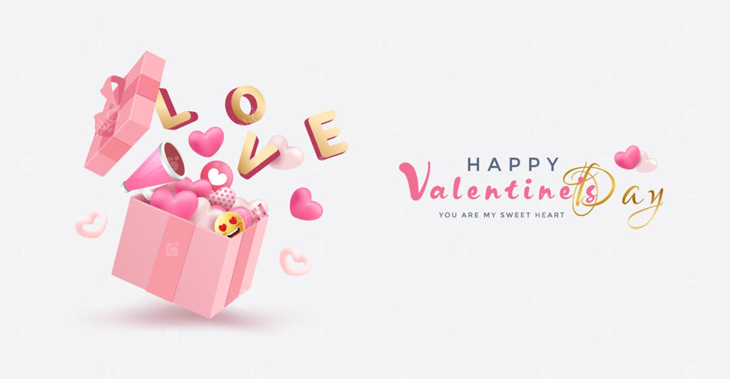 زمینه حراج ویژه روز ولنتاین