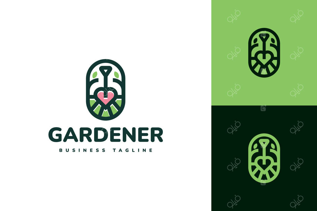 طراحی لوگوی «عاشق باغبانی»