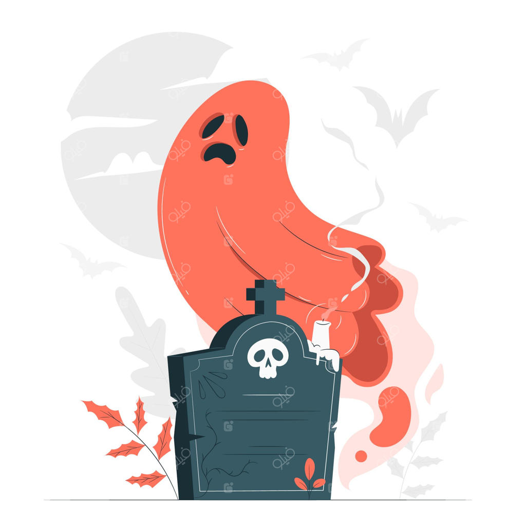 تصویری مفهومی از ارواح