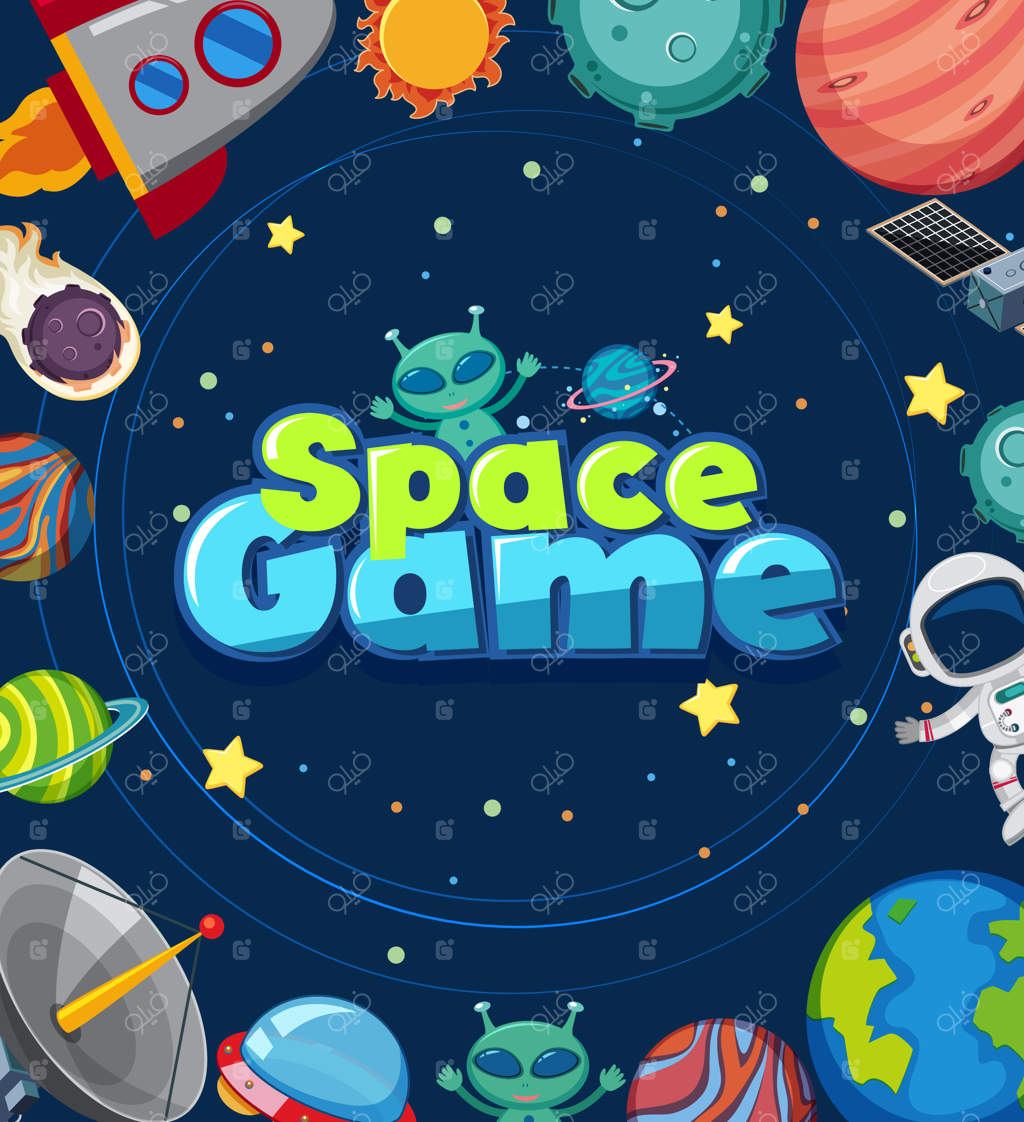 عنصر فضایی در پس‌زمینهٔ فضا