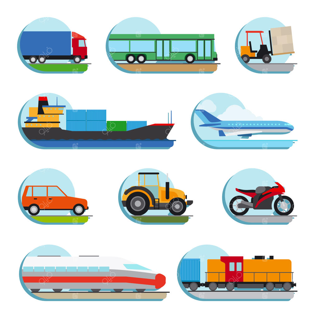 آیکون‌های حمل و نقل