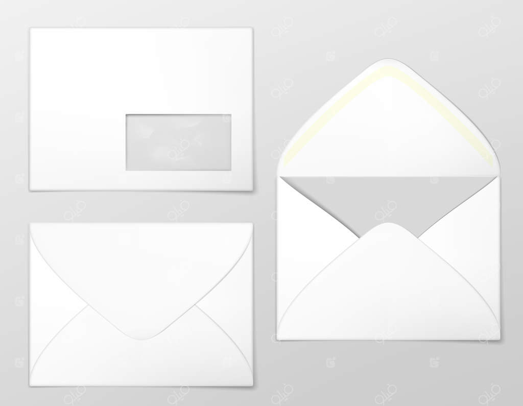 مجموعه پاکت‌های خالی