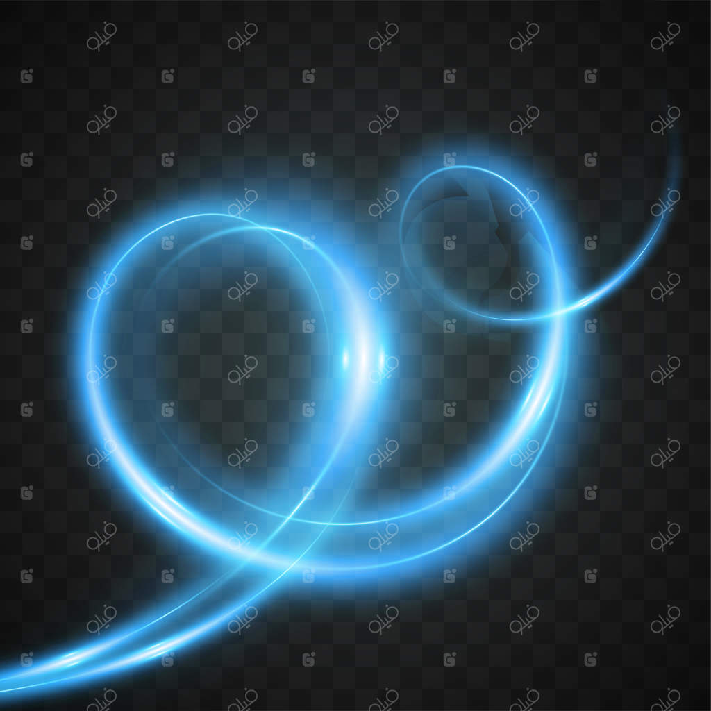 وکتور اثر نور انتزاعی