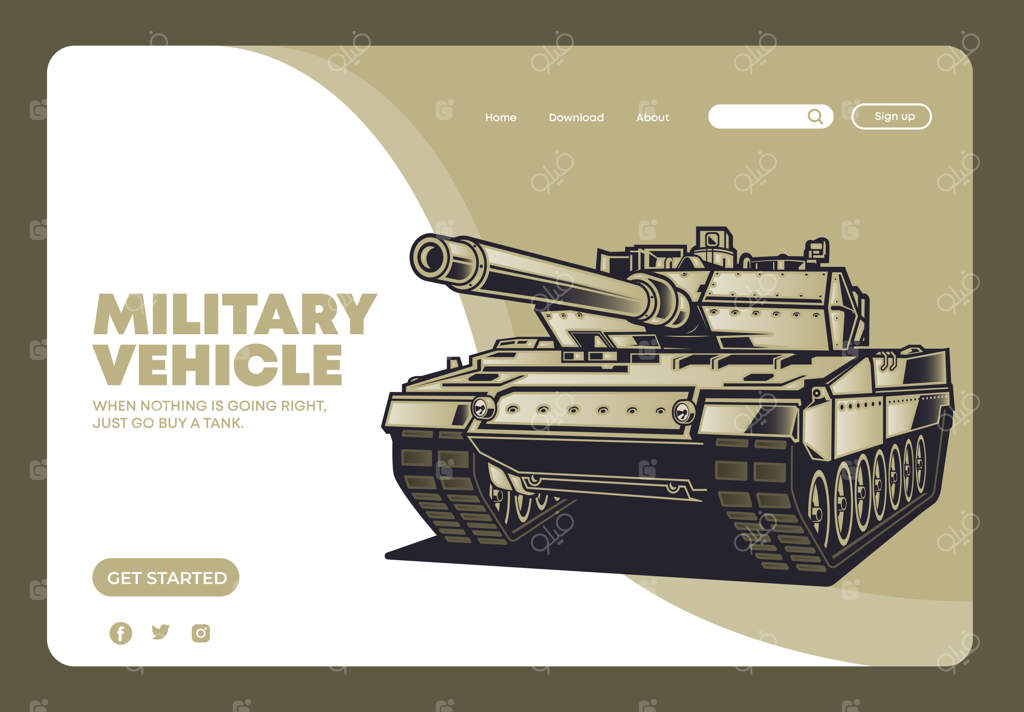 صفحه فرود خودروی زرهی نظامی