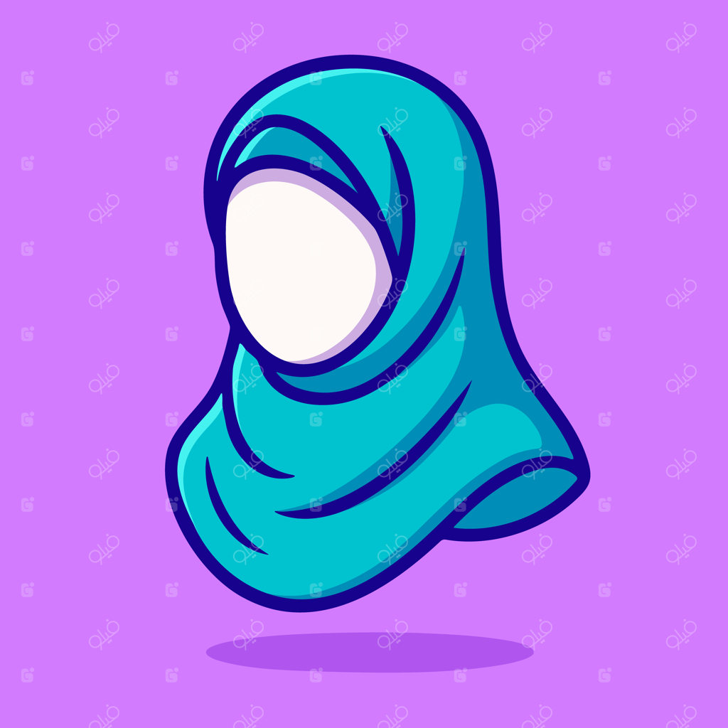 تصویرسازی حجاب با رنگ کله‌غازی