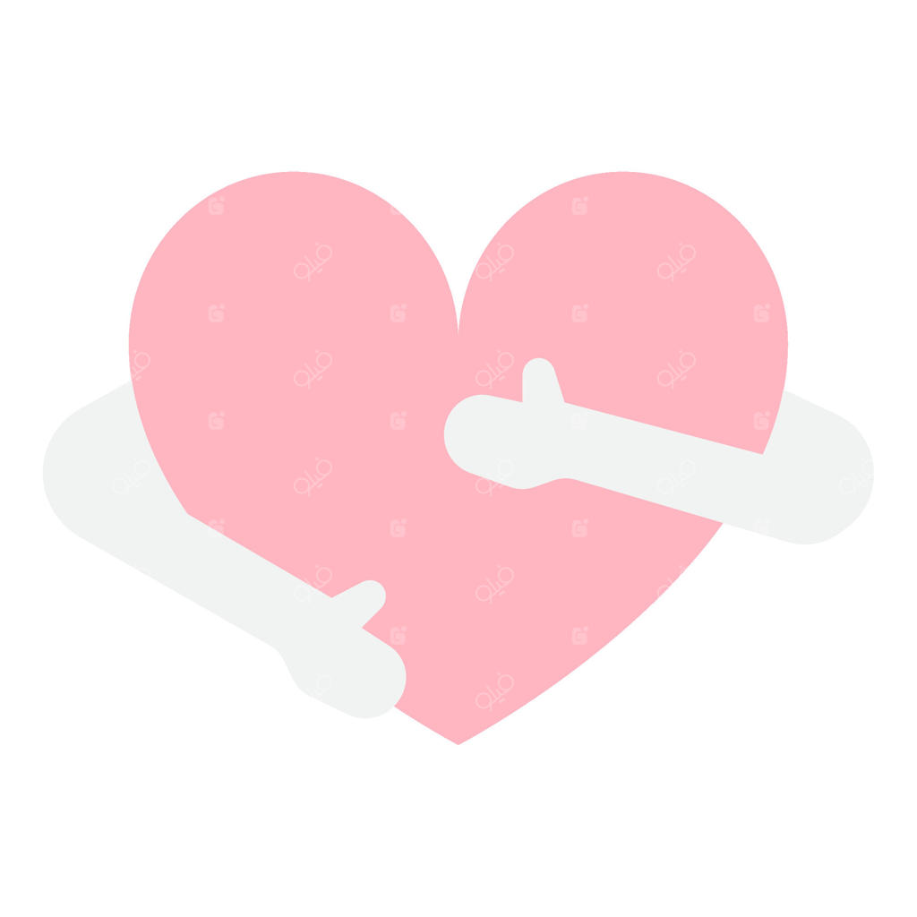 آیکون قلب با گوشی پزشکی