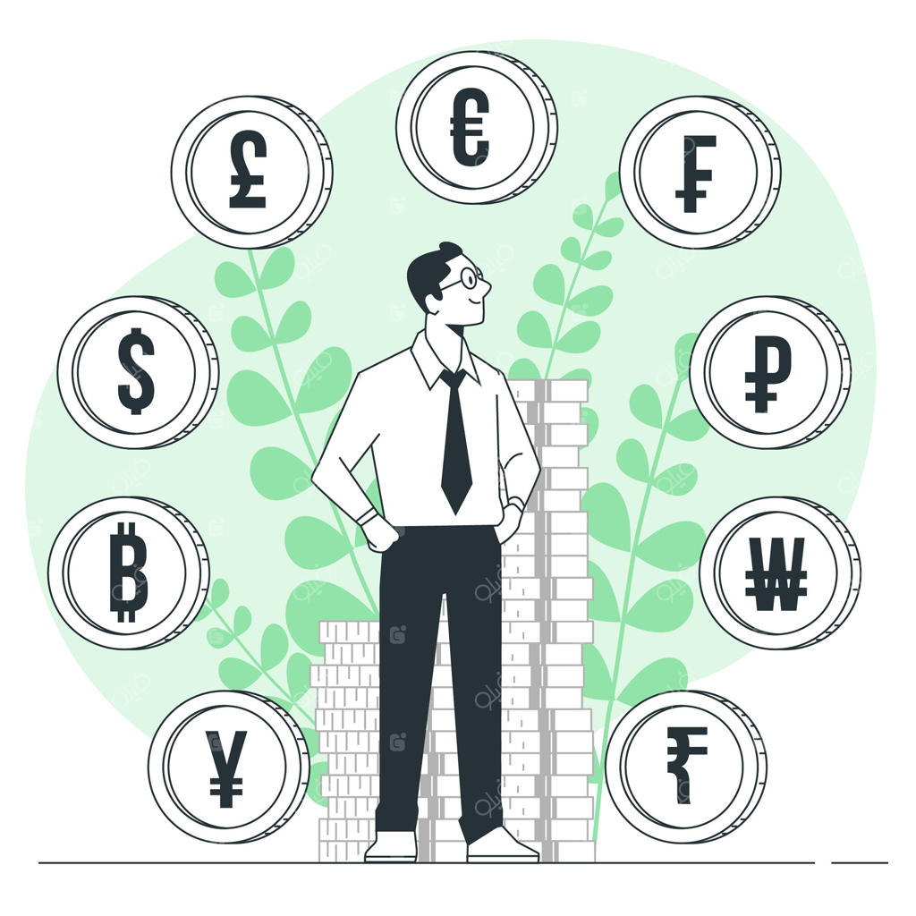 تصویرسازی مفهوم ارز