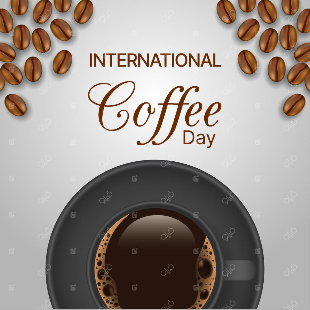تصویرسازی واقعی روز جهانی قهوه