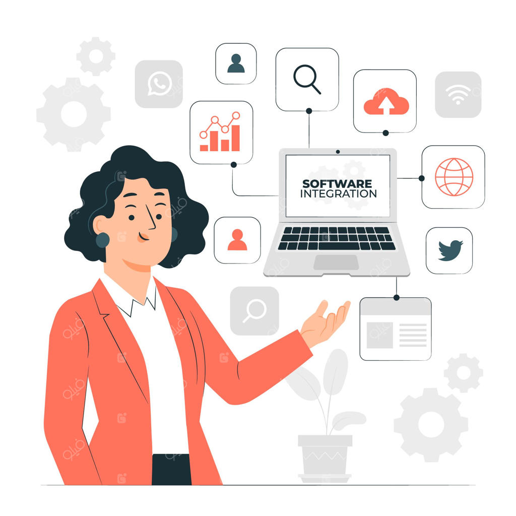 تصویرسازی مفهومی یکپارچه‌سازی نرم‌افزار