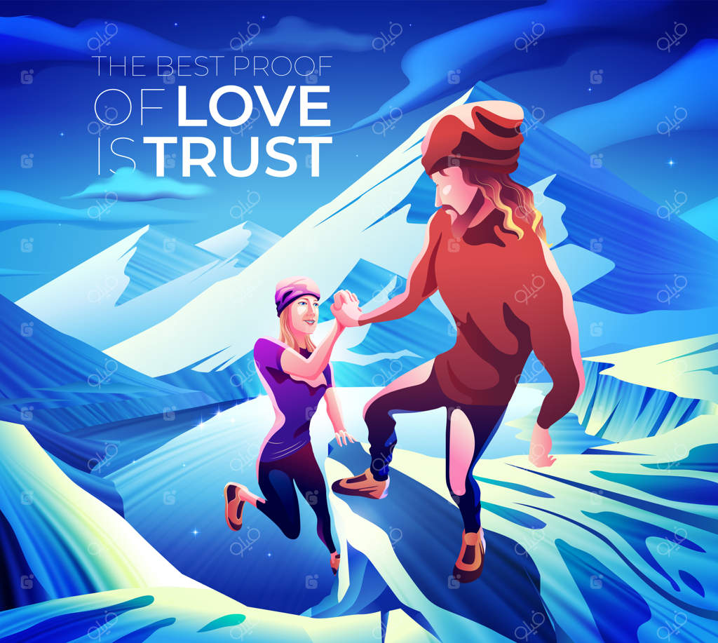 بهترین نشانهٔ عشق، اعتماد است