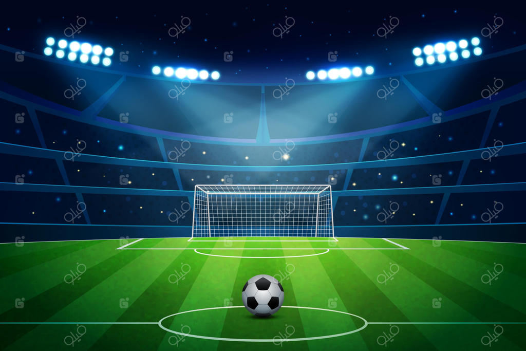 پس‌زمینه واقع‌گرایانه زمین فوتبال