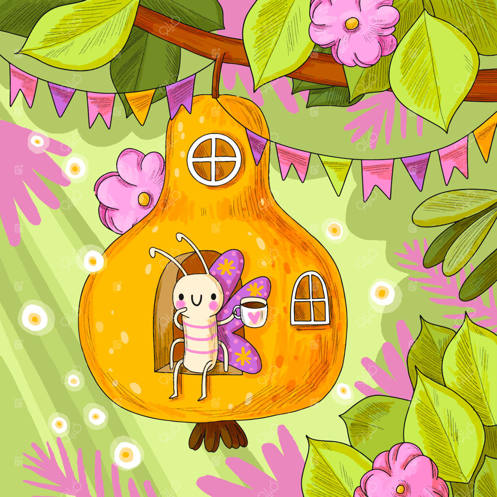 تصویرسازی دستی کتاب کودک