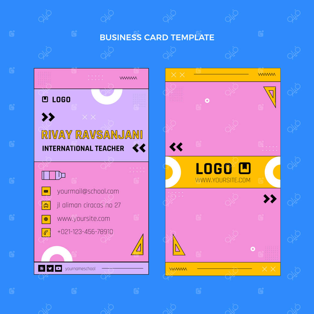 قالب ساده و مینیمال برای مدرسه بین‌المللی