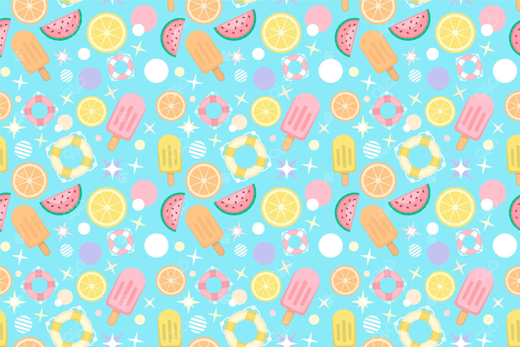 زمینه الگوی تابستانی برای زوم