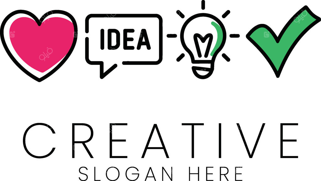 ایده خلاقانه قلب صورتی با لامپ روشن و طراحی سبز تیک، نماد عشق ساده و جذاب