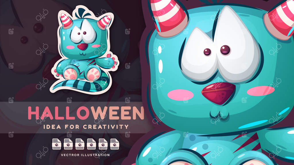 شخصیت کارتونی: هیولای کودکانه هالووین