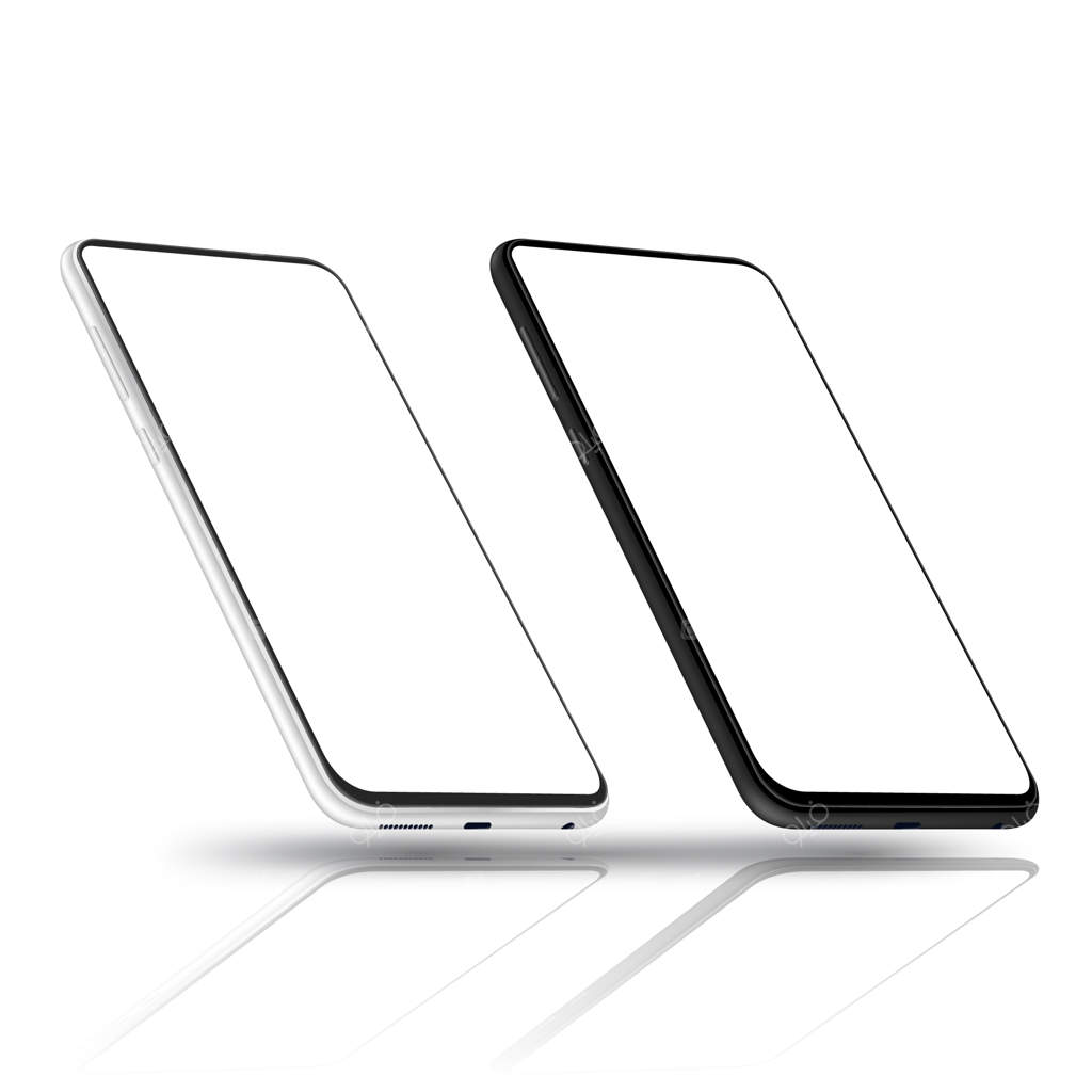 جلوی گوشی هوشمند و پشت آن