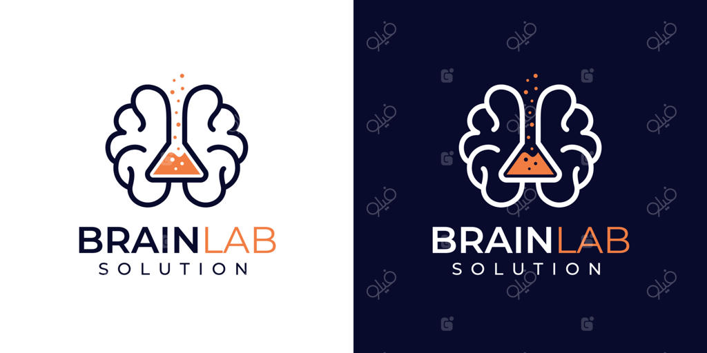 طراحی لوگوی ذهن و آزمایشگاه